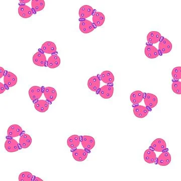 Pattern gums teething ring cartoon vector Stock Illustration