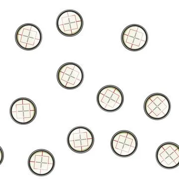 Pattern gun scope sniper cartoon vector 库存插图