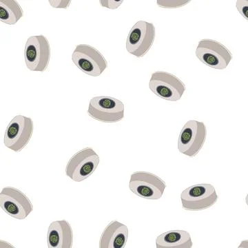 Pattern hand biometric security device cartoon vector Stockillustratie