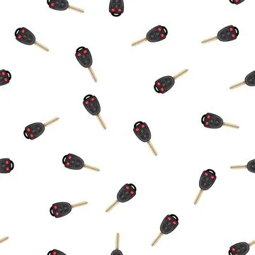 Pattern hand car key cartoon vector Stock Illustration