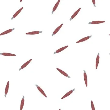 Pattern hand chisel carving cartoon vector Stock Illustration