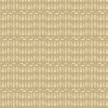 Pattern with hand-drawn feathers in pastel colors. Brown background with feat Illustrazione stock
