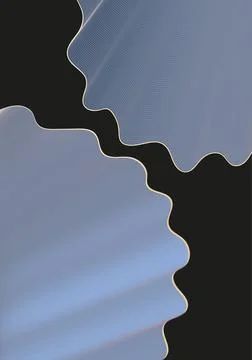 A pattern of hand-drawn lines on a black background for design. Illustrazione stock