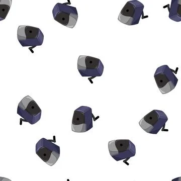 Pattern hand pencil sharpen cartoon vector Stock Illustration