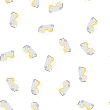 Pattern hand water wipes cartoon vector Stock Illustration