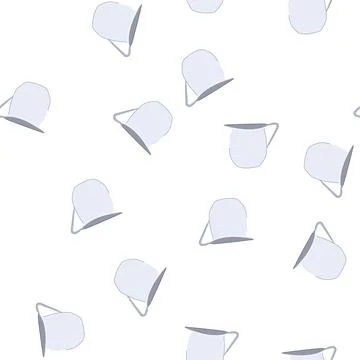 Pattern handle milk frothing pitcher cartoon vector Stock Illustration