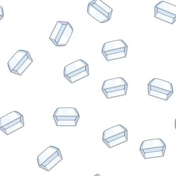 Pattern hanging sauce dipping bowl cartoon vector Illustrazione stock