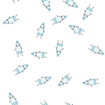Pattern happy toothpaste character cartoon vector 库存插图