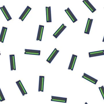 Pattern hard ssd storage cartoon vector 库存插图