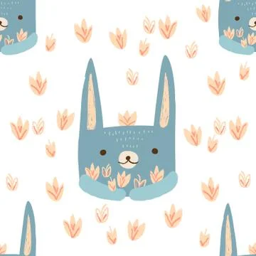 Pattern hare Stockillustratie