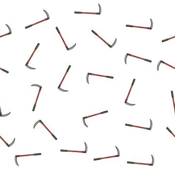 Pattern harvest scythe cartoon vector Stock Illustration