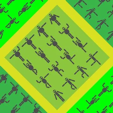 Pattern has come spring Stock Illustration