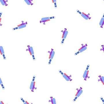 Pattern hasbro nerf gun toy cartoon vector Stockillustratie