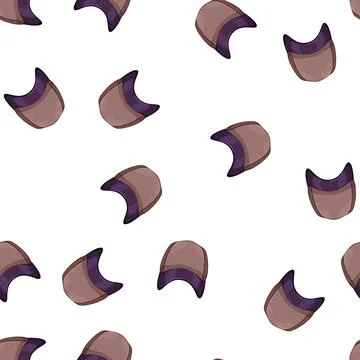 Pattern hat baseball cap cartoon vector Illustrazione stock