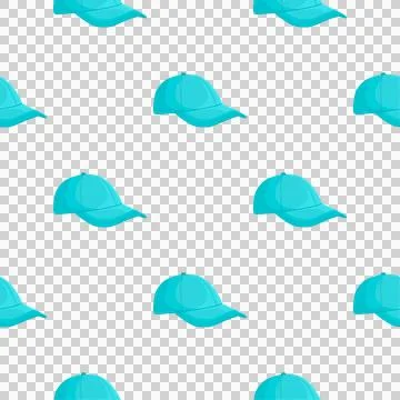 Pattern hats baseball, beautiful caps Stock Illustration