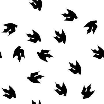 Pattern haunted bat halloween cartoon vector Stock Illustration