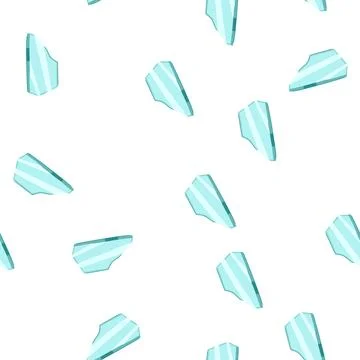 Pattern hazard glass broken shard cartoon vector 스톡 일러스트