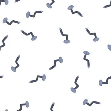 Pattern head bent nail cartoon vector 스톡 일러스트
