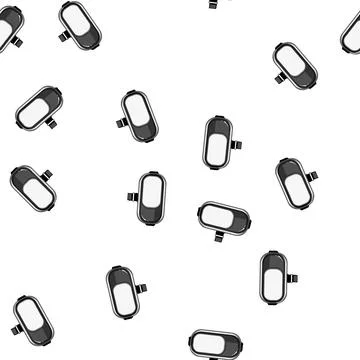 Pattern headdigital vr glasses cartoon vector 스톡 일러스트