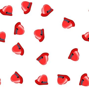 Pattern headgear firefighter helmet cartoon vector 스톡 일러스트