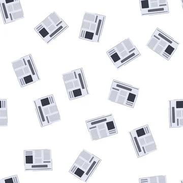 Pattern headline financial newspaper cartoon vector Stock Illustration