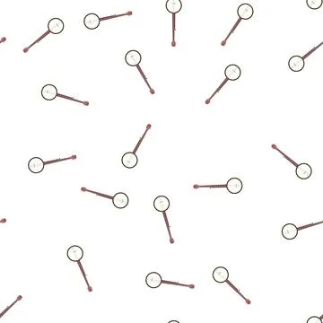 Pattern headstock banjo cartoon vector Stock Illustration