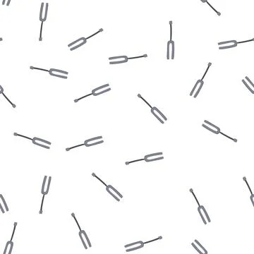 Pattern healing tuning fork cartoon vector Stock Illustration