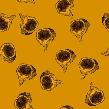 Pattern healthy fig sketch hand drawn Stock Illustration