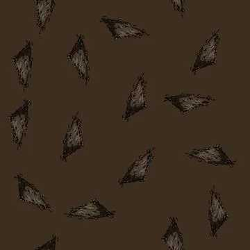 Pattern healthy sesame seed sketch hand drawn Stock Illustration