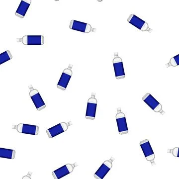 Pattern healthy vinegar bottle cartoon vector Stock Illustration