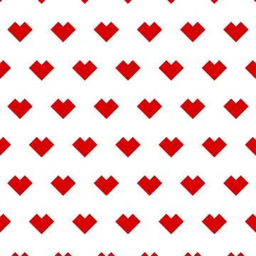 Pattern with heart icon. Wrapping paper symbol. Sign polka, love decoration.. Stock Illustration