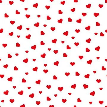 Pattern heart, pattern love, background heart. Valentine s Day. Red hearts se Illustrazione stock