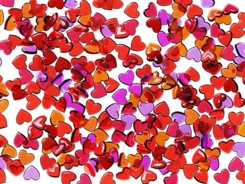 Pattern from hearts Stock Illustration