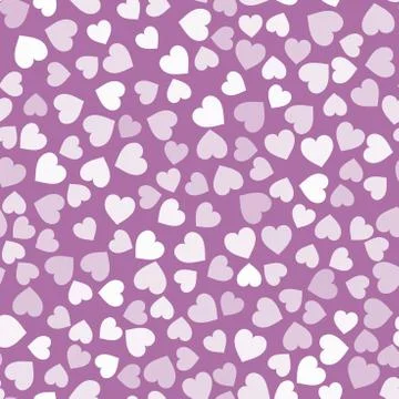 Pattern of hearts Stock Illustration