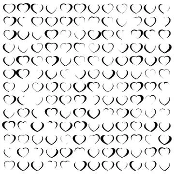Pattern with hearts. Valentines Day Stock Illustration
