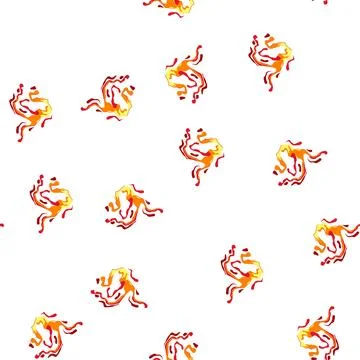Pattern heat liquid lava cartoon vector Stockillustratie