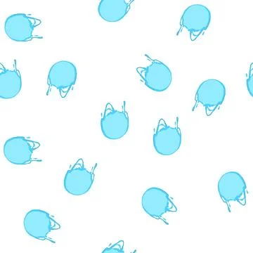 Pattern heat melted circle cartoon vector Stock Illustration