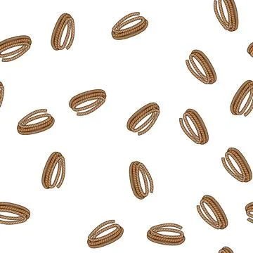 Pattern heframe lasso cartoon vector Stock Illustration