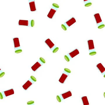 Pattern hematology blood test vial cartoon vector Stockillustratie