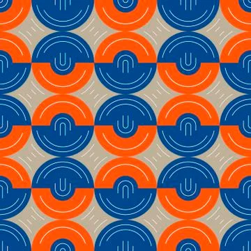 Pattern of the hemispheres Stockillustratie