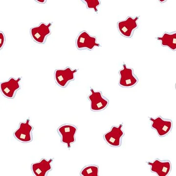 Pattern hemoglobin blood donor bag cartoon vector Stock Illustration