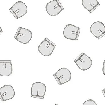 Pattern hemp nut milk strainer bag cartoon vector Stock Illustration