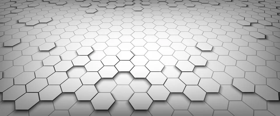 Pattern hexagon background abstract Stock Illustration