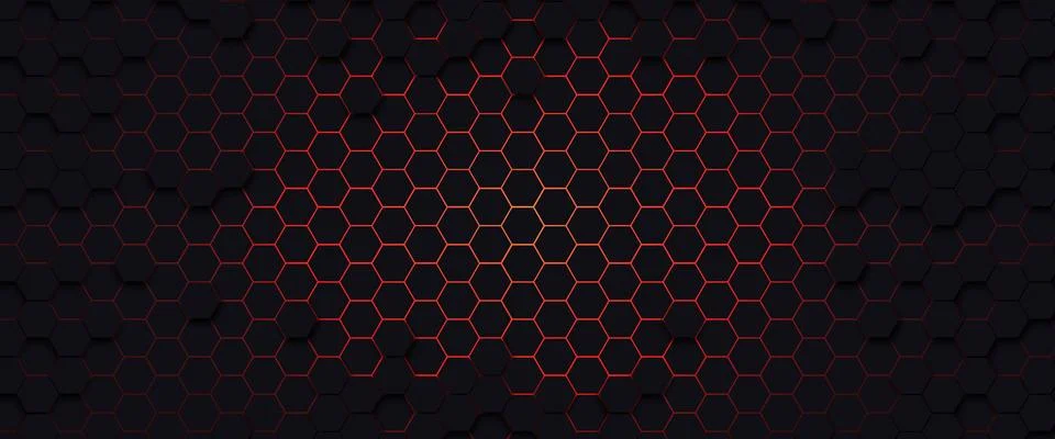 Pattern hexagon background abstract Stock Illustration