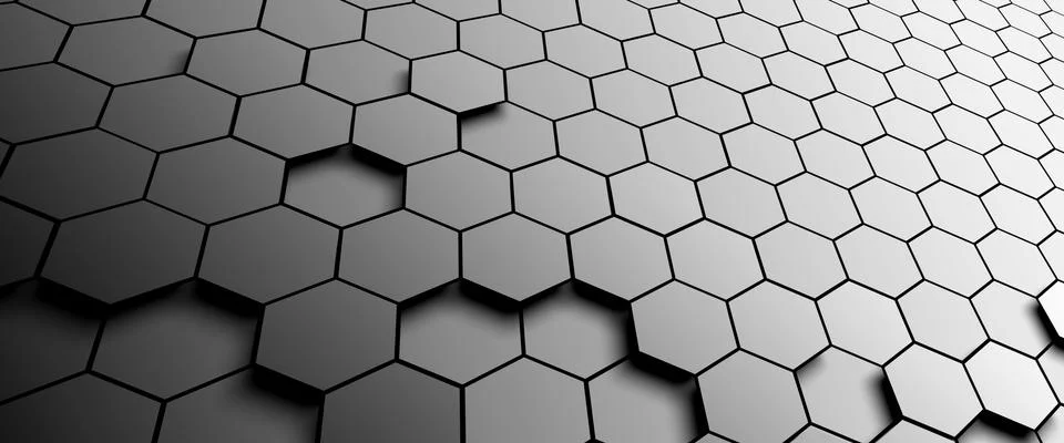Pattern hexagon background abstract Stock Illustration