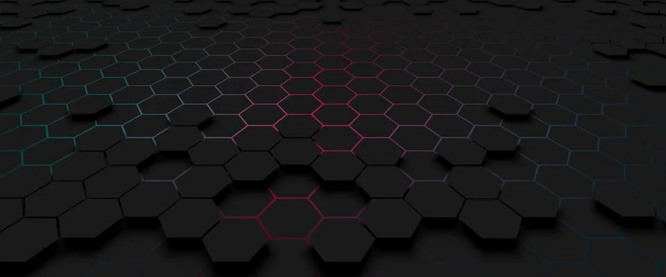 Pattern hexagon background abstract Stock Illustration