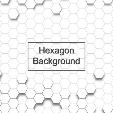 Pattern hexagon background abstract Stock Illustration