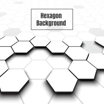 Pattern hexagon background abstract Stock Illustration