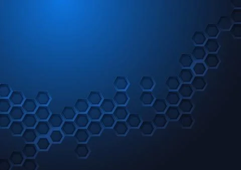 Pattern hexagon background abstract Stock Illustration