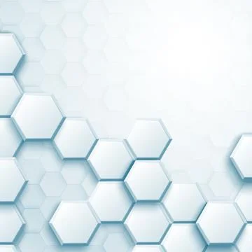 Pattern hexagon background abstract Stock Illustration